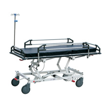 Cama de emergencia de aluminio y acero para transporte de pacientes